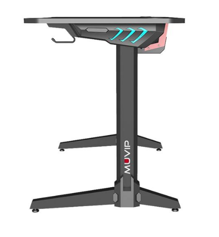Mesa Gaming PRO500 Fibra de Carbono Luz RGB - MUVIP