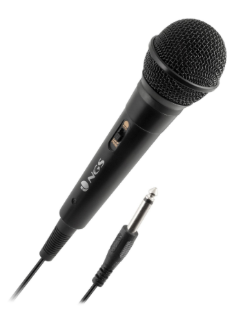 Microfone p/ Karaoke (Preto) - NGS