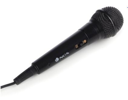 Microfone p/ Karaoke (Preto) - NGS