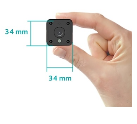 Mini Camara Oculta Wi-Fi 720p 4 LEDs IR c/ Bateria (Gravação Áudio/Video) - ISNATCH