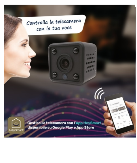 Mini Camara Oculta Wi-Fi 720p 4 LEDs IR c/ Bateria (Gravação Áudio/Video) - ISNATCH