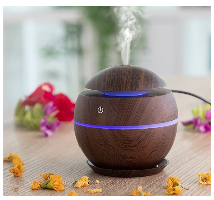 Mini Humidificador Difusor de Aromas Dark Walnut - INNOVAGOODS