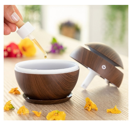 Mini Humidificador Difusor de Aromas Dark Walnut - INNOVAGOODS