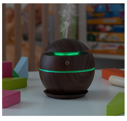 Mini Humidificador Difusor de Aromas Dark Walnut - INNOVAGOODS