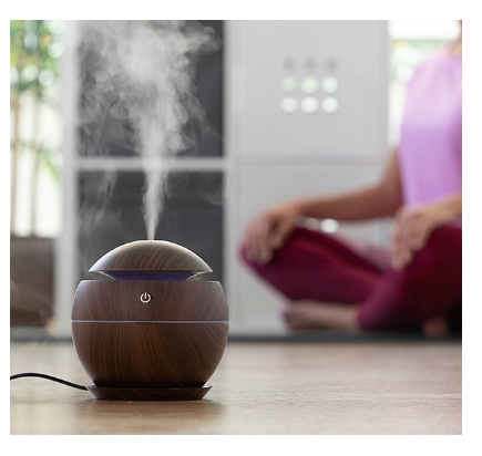 Mini Humidificador Difusor de Aromas Dark Walnut - INNOVAGOODS