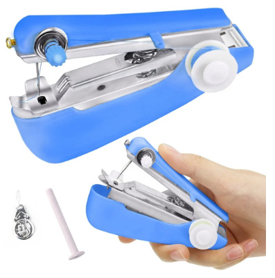 Mini Máquina de Costura Manual (Branco)