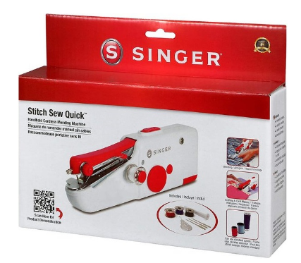 Mini Máquina de Costura Mecânica Sew Quick (Branco) - SINGER