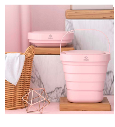 Mini Máquina de Lavar Roupa Portátil Moyu (Rosa) - XIAOMI