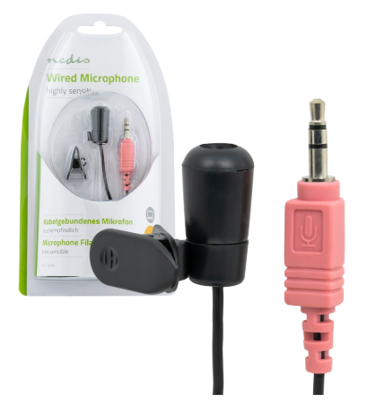 Mini Microfone Lapela - NEDIS