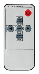 Monitor Digital LCD-TFT Audio 7" 16:9 / 4:3 com Comando