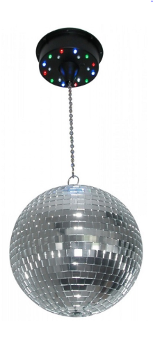 Motor de Bola de Espelhos a Bateria c/ 18 LEDs - beamZ