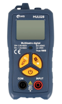 Multímetro Digital Automático de Bolso CAT.III 600V c/ Função Lanterna - NIMO