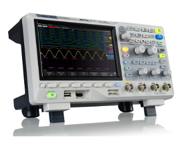 Osciloscópio Digital 4 Canais 100MHz 7" Cores USB / LAN - SIGLENT