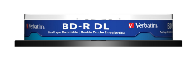 Pack 10x CDs Blu-Ray BD-R 50GB - VERBATIM
