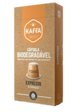 Pack 10x Cápsulas Biodegradáveis de Café Expresso Nespresso - KAFFA