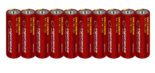 Pack 10x Pilhas AA/R6 1,5V - ESPERANZA
