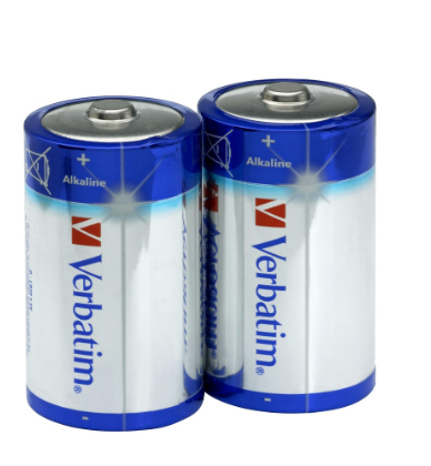 Pack 2x Pilhas Alcalinas LR20 1,5V - VERBATIM
