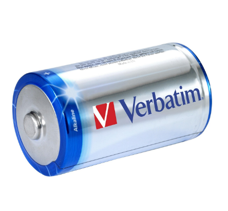 Pack 2x Pilhas Alcalinas LR20 1,5V - VERBATIM