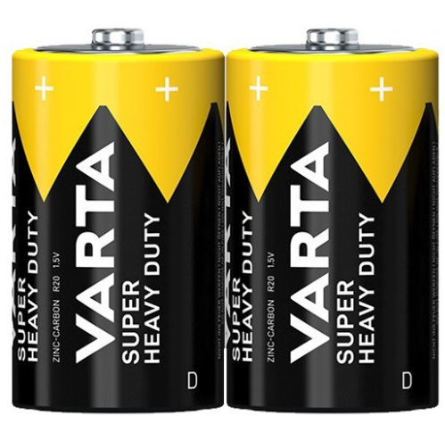 Pack 2x Pilhas D / R20 1,5V - VARTA SUPERLIFE (2020)