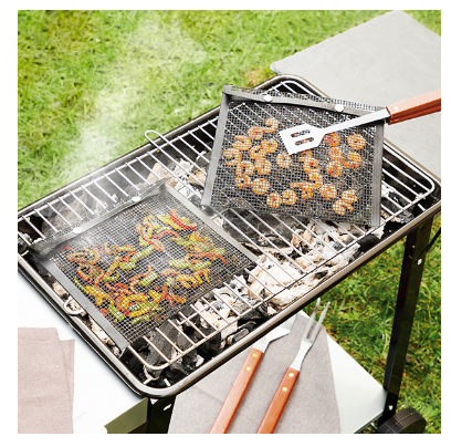 Pack 2x Sacos de Malha Churrasco p/ Barbecue BBQNet - INNOVAGOODS