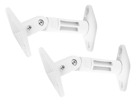 Pack 2x Suportes de Parede Branco p/ Colunas (HTS20W) - AUDIZIO