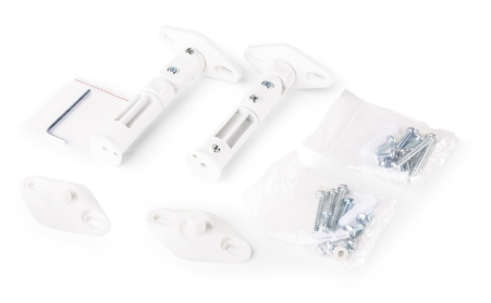 Pack 2x Suportes de Parede Branco p/ Colunas (HTS20W) - AUDIZIO