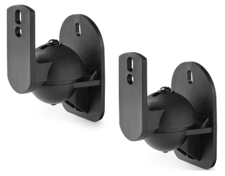 Pack 2x Suportes de Parede Preto p/ Colunas (HTS15) - AUDIZIO