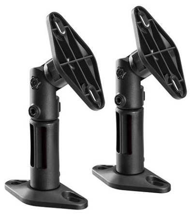 Pack 2x Suportes de Parede Preto p/ Colunas (HTS20) - AUDIZIO