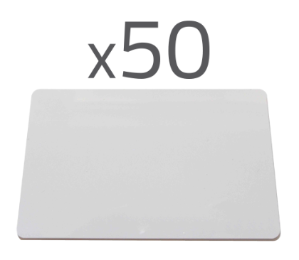 Pack 50x Cartão de Proximidade por Radiofrequência 13.56MHz