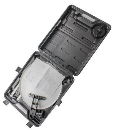 Parabólica Amovível Portátil c/ Ventosa (Mala Transporte Incluída) - MAXIMUM CA-35