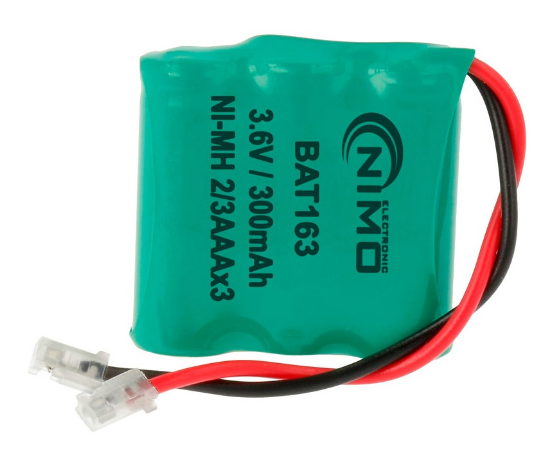 Pilha Acumuladora Ni-Mh 2/3AAA x 3 3,6V 300mAh