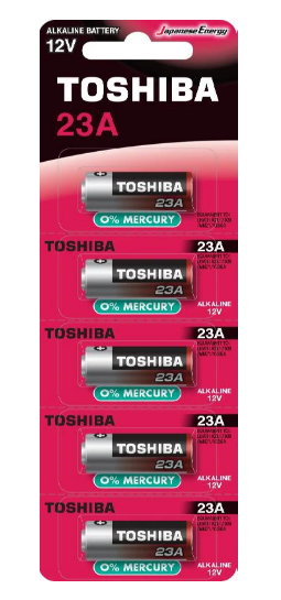 Pilha Alcalina 12V 23A - TOSHIBA