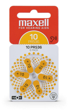 Pilha p/ Aparelho Auditivo Pr70 - Bl6 - MAXELL