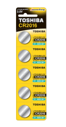 Pilha Lithium Cr2016 - Bl5 3V - TOSHIBA