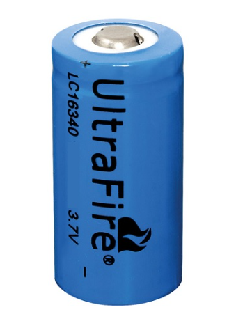 Pilha Recarregável Li-Ion LC16340 3,7V 700mAh