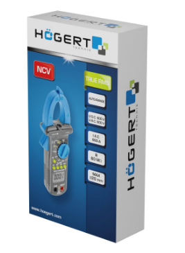 Pinça Amperimétrica Digital TRUE RMS 600V 600A - HOGERT