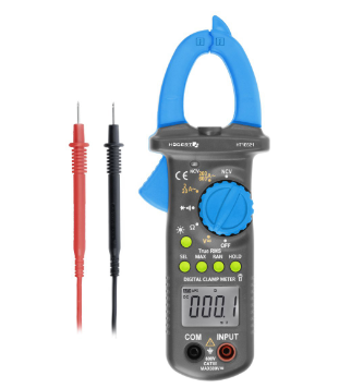 Pinça Amperimétrica Digital TRUE RMS 600V 600A - HOGERT