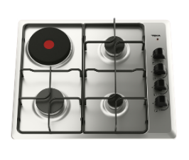 Placa Mista 3G+1VC HSE 64031 KLB IX (Inox) - TEKA
