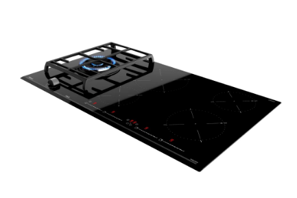 Placa Mista 90cm 5 Zonas 7200W JZC 95314 ABN (Preto) - TEKA