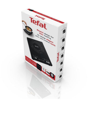 Placa Vitrocerâmica p/ Balcão 1 Zona Everyday IH2108 (Preto) - TEFAL