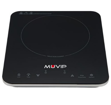 Placa de Indução 1 Zona(s) 2000W (Preto) - MUVIP