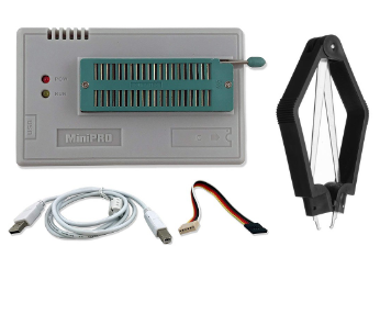 Programador Universal USB de ICs c/ 5 Adaptadores - Minipro TL866II PLUS