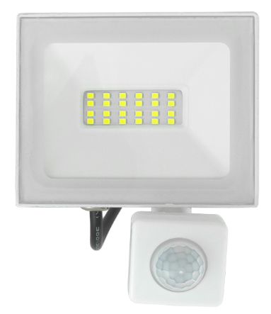 Projector LED Slim IP65 220V Branco F. 6000K 20W 2050Lm c/ Sensor (Branco)