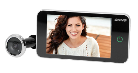 Video Porteiro (Olho Mágico) c/ Ecrã 4" - ORNO