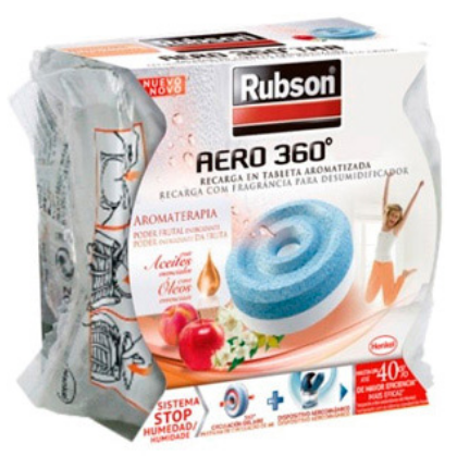 Recarga Pastilha Rubson Aero 360 Aromaterapia Fonte de Frescura p/ Desumidificadores - RUBSON
