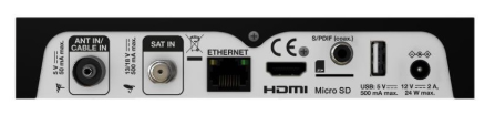 Receptor COMBO UltraHD 4K HEVC Hybrid DVBT2/C/S2 IP - STRONG