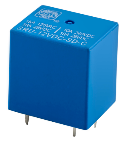 Relé 15A/28VDC - 125VAC 7A/220VAC 1 x Inversor 12VDC
