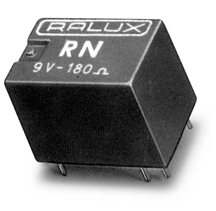 Relé Mini 9V CC 1 Contacto 2A (16x11,5x10,5mm)