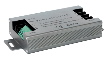 Repetidor/Amplificador RGB de 12V-24V 360~720W 3x 10A