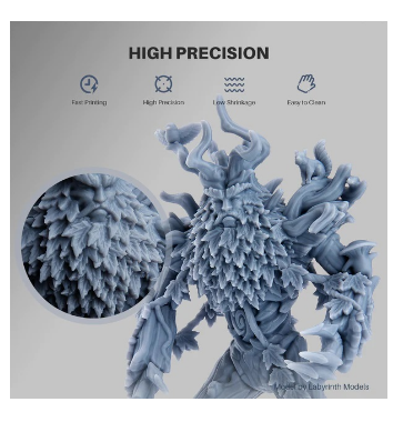 Resina p/ Impressão 3D 1Kg Standard (Transparente) - ELEGOO